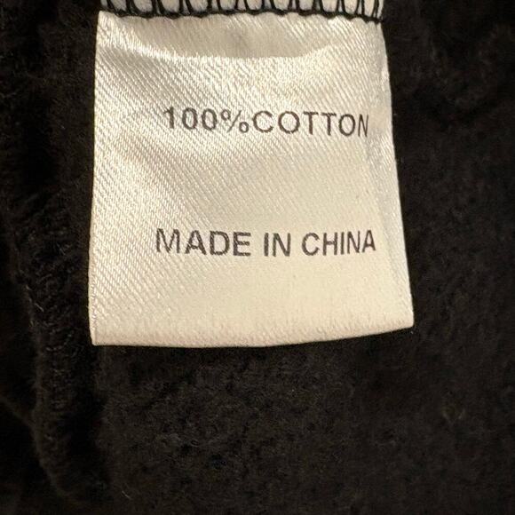 Club Paradise "A Midnight Romance" Faded Black Cotton Hoodie Mens Large - Picture 10 of 11